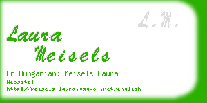 laura meisels business card